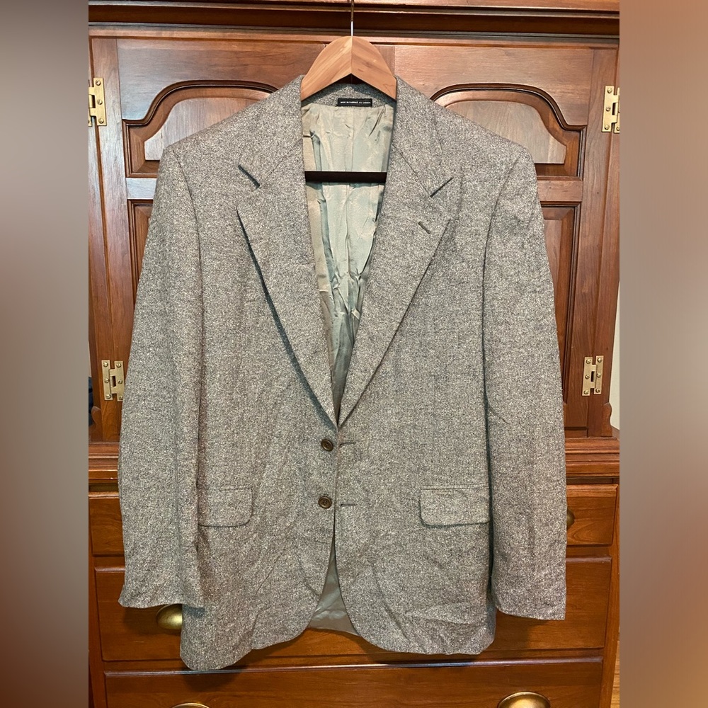Vintage Scottish wool/silk tweed blazer